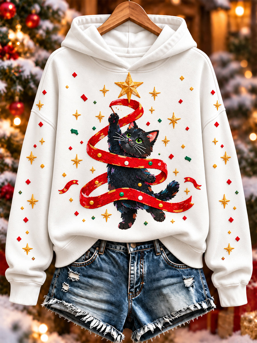 Women's Christmas Print Sweatshirt