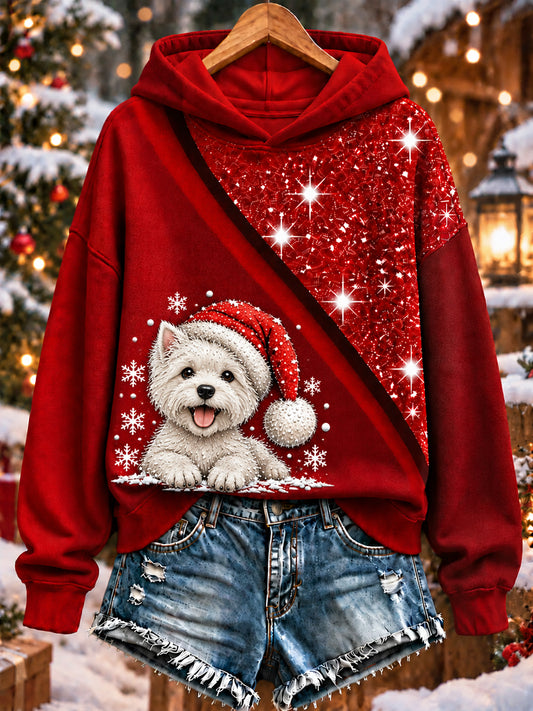 Women's Christmas Print Sweatshirt