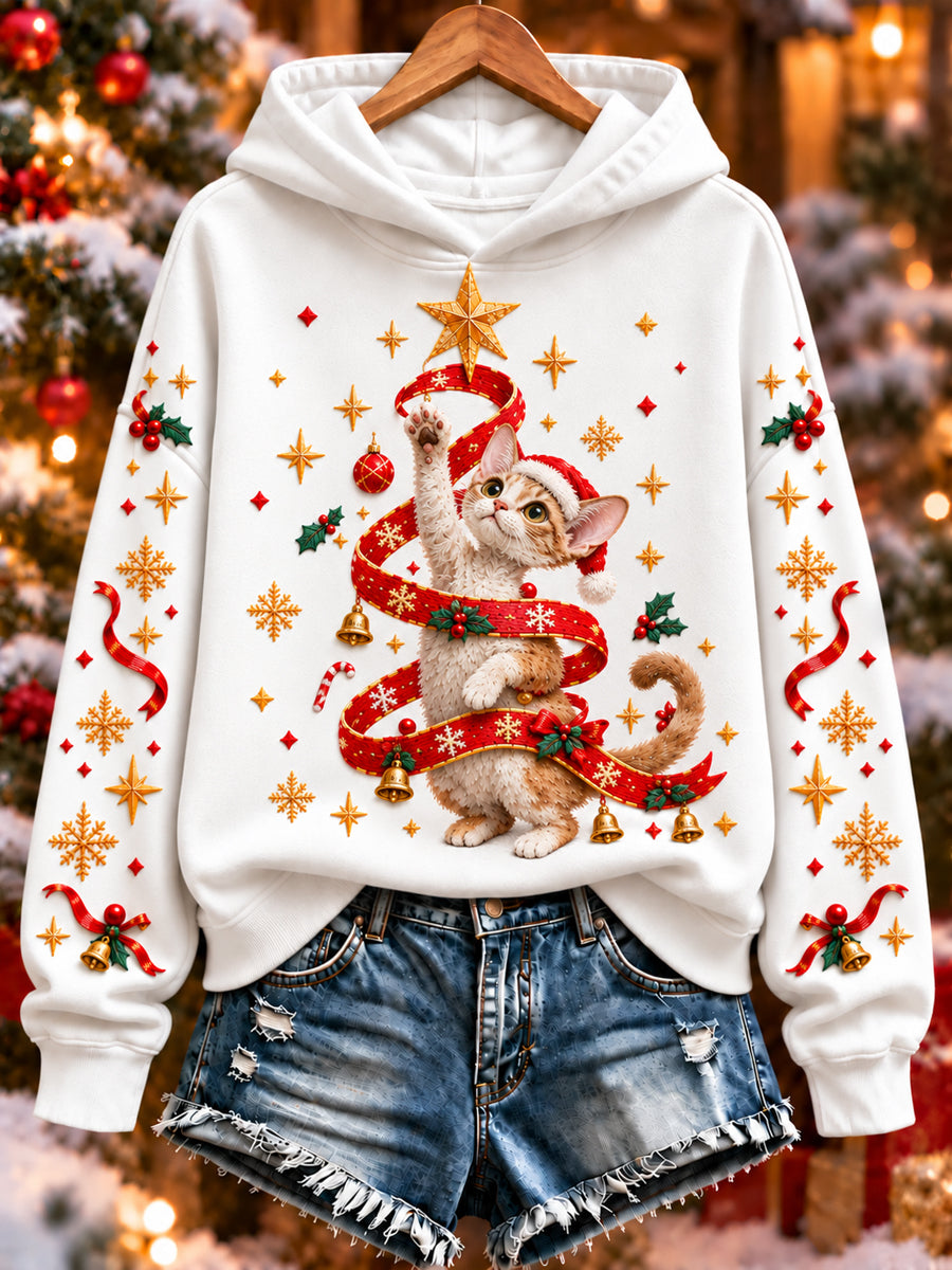 Women's Christmas Print Sweatshirt