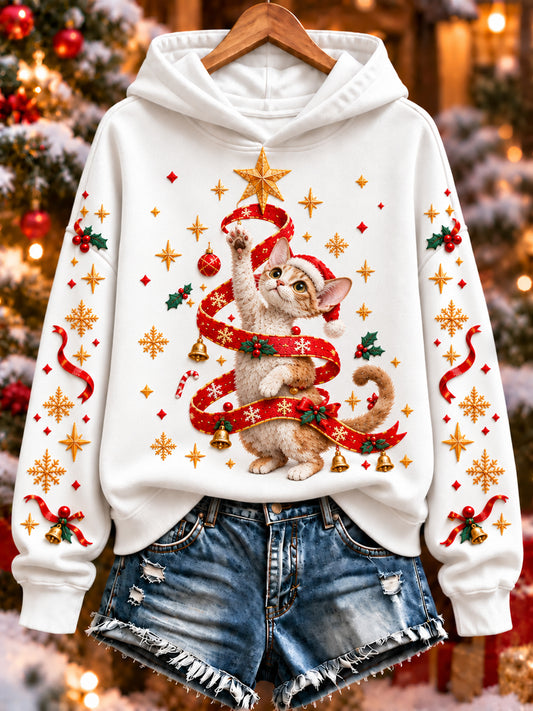 Women's Christmas Print Sweatshirt