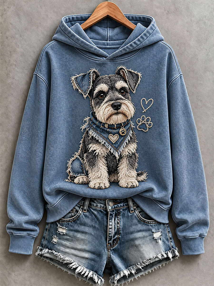 Women's Cute Schnauzer Hoodie