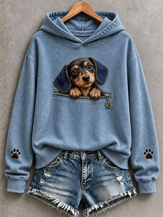 Women's Funny Dachshund Hoodie
