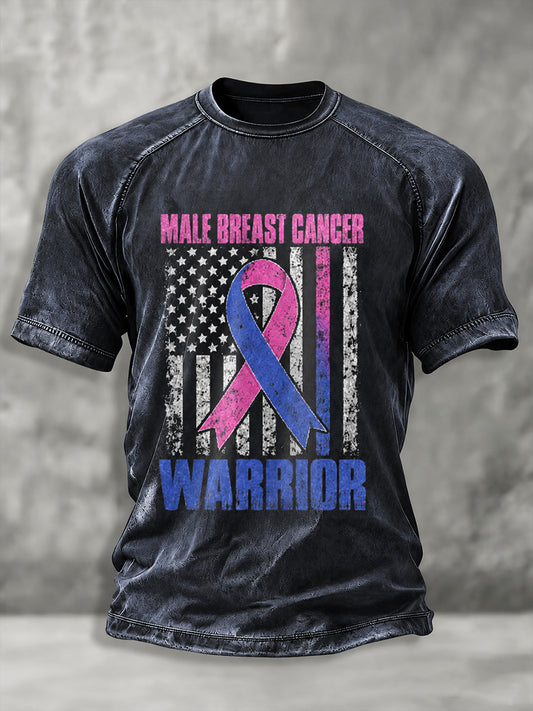 Men's Breast Cancer Awareness Men Fight Pink Too T-shirt
