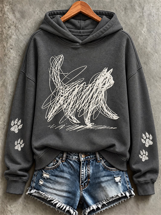 Women's Cute Animal Print Sweatshirt